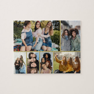 Créez Votre Propre Puzzle de 6 Photos en Forme de