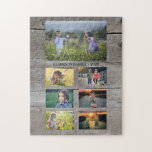 Créez votre propre puzzle de collage photo de fami<br><div class="desc">Faites votre propre plus beau casse-tête de collage photo de famille. Nom de famille,  collage photo personnalisé puzzle Ajouter vos plus belles photos,  ajouter votre nom et année et créer un puzzle très personnel et unique. Super !</div>