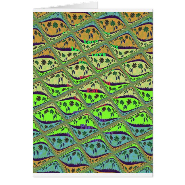 Créez votre propre rétro amusant Lovely Floral Isl (Devant)