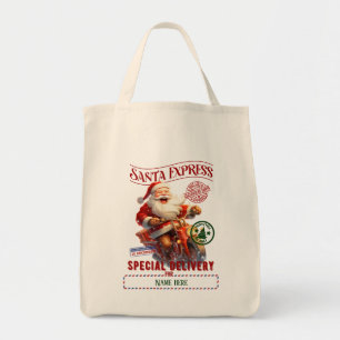 Créez Votre Propre Sac Cadeau de Noël Jolly Santa
