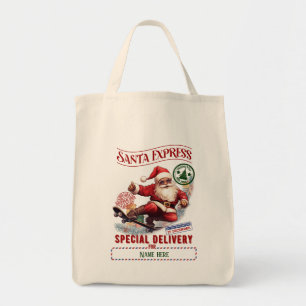 Créez Votre Propre Sac Cadeau Skateboard Santa