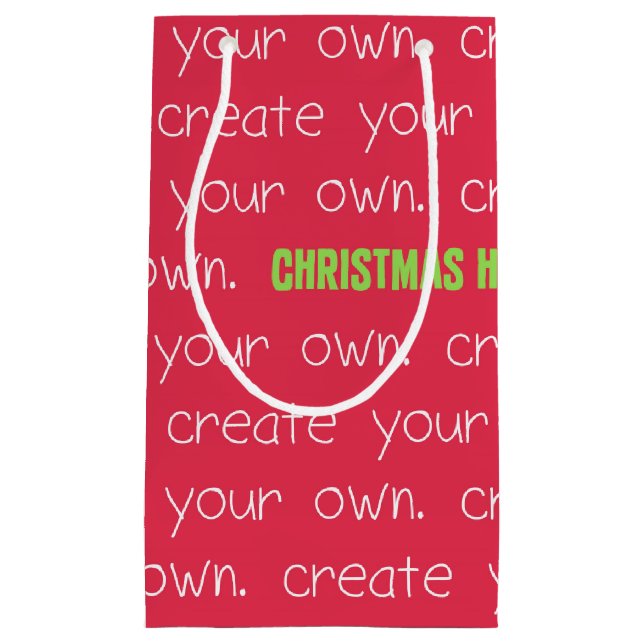 Créez votre propre sac de Noël ! (Devant)