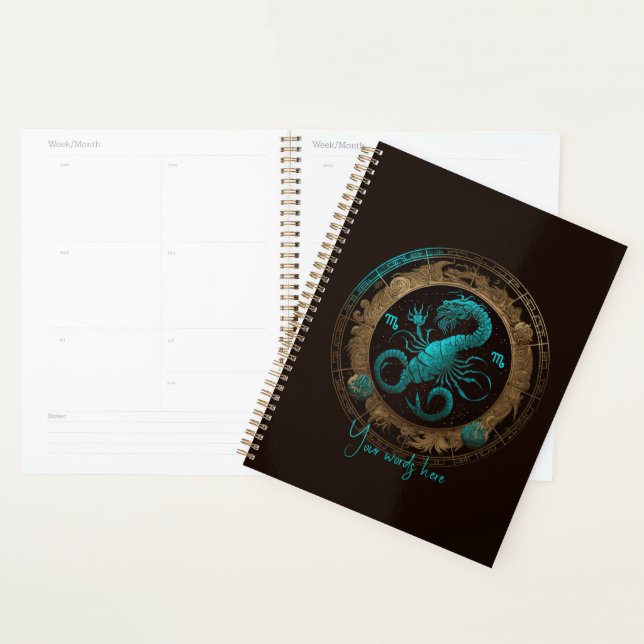 Créez votre propre Scorpion céleste Zodiac (Devant avec enveloppe)