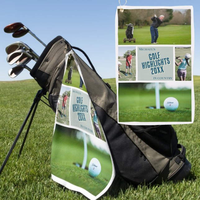 Créez votre propre serviette de golf photo (Créateur téléchargé)