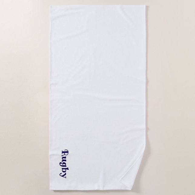 Créez Votre Propre Serviette de Plage (Devant)