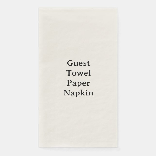 Créez Votre Propre Serviette de Table en Papier Éc (Devant)