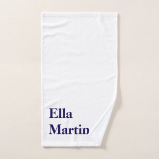 Créez Votre Propre Serviette pour les Mains de 40