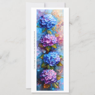 Créez votre propre Signet Hydrangeas bleu rose