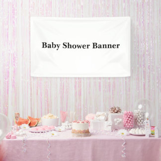 Créez Votre Propre Simple Banderole de Baby Shower
