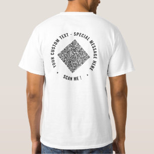 Créez votre propre T-shirt de code QR avec du text