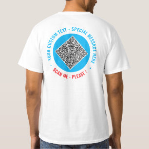 Créez votre propre T-shirt de code QR avec du text