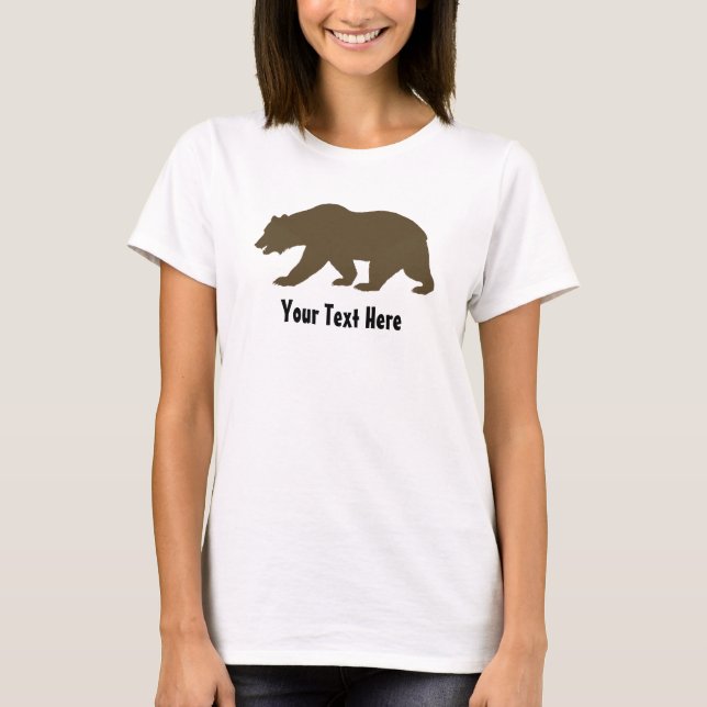 Créez votre propre T-shirt Nom de l'ours Mama Funn (Devant)