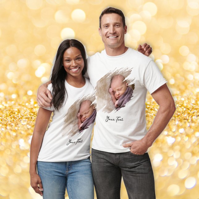 Créez votre propre T-shirt photo et texte Cool per (Create Your Own Custom Cool Photo and Text T-Shirt)