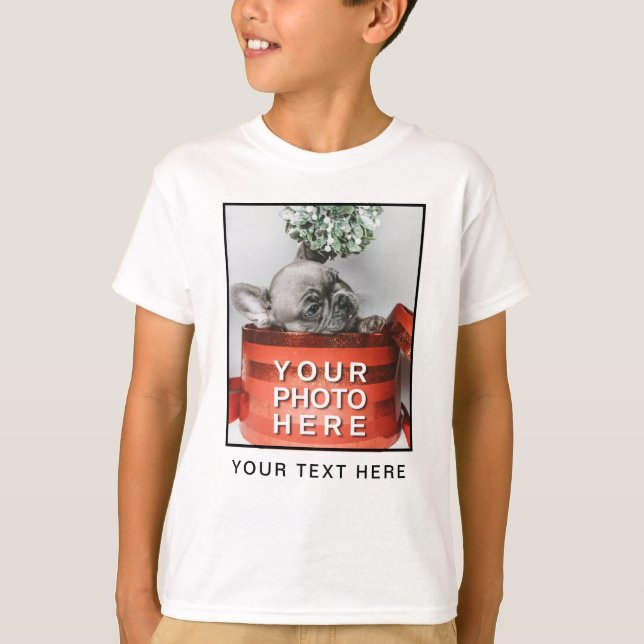 Créez votre propre T-shirt photo et texte personna (Devant)