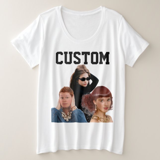 CRÉEZ VOTRE PROPRE T-SHIRT RÉTRO CONTREFAIT (Design devant)