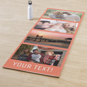 Créez Votre Propre Tapis de Yoga Collage de 4 Phot