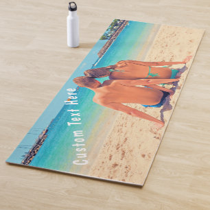 Créez votre propre tapis de yoga photo avec texte