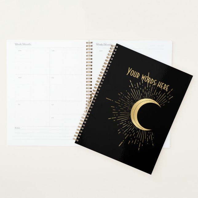 Créez votre propre Tarot Lune Arcane Or (Devant avec enveloppe)