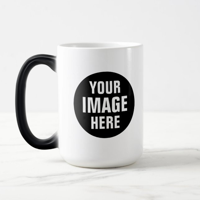Créez Votre Propre Tasse 15oz Changeant de Couleur (Gauche)