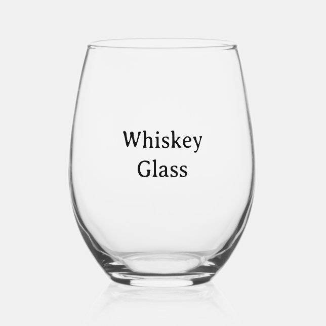 Créez votre propre verre à vin sans pied personnal (Recto)