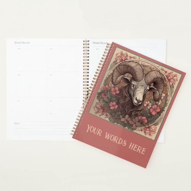 Créez votre propre Zodiac Art Nouveau (Devant avec enveloppe)