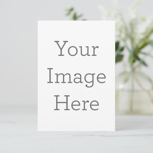 Créez votre Save The Date de 8,9 x 12,7 cm (Debout devant)