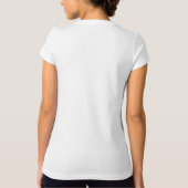 T-shirt col en V en jersey +Canvas pour femmes (Dos)