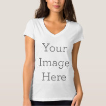 Créez votre  T-shirt col V pour femmes