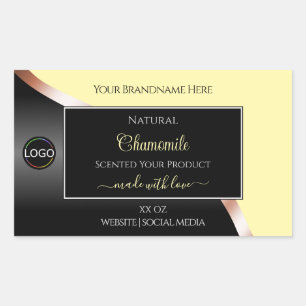 Crème Black Wavy Rose Gold avec Étiquette de produ
