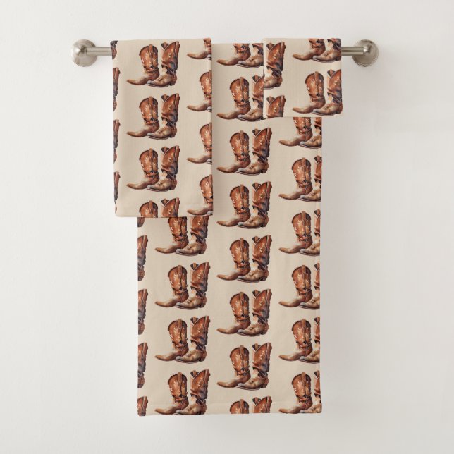 Crème Brown Western Cowboy (En situation)