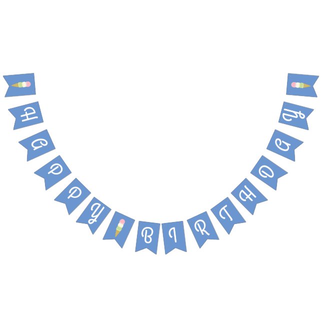 Crème de glace Cone mignonne Bonne Bannière de Bun (Tout)