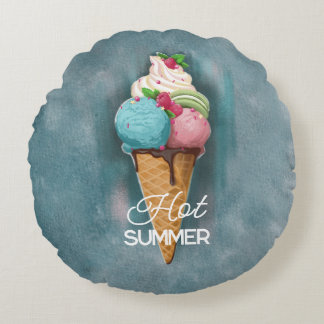 Crème de glace Coussin ronde