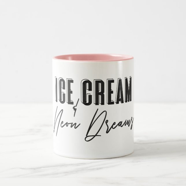 Crème de glace et Neon Dreams Mug (Centre)