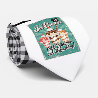 Crème de glace rétro cravate