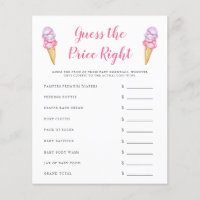 Crème De Glace Rose Devinez Le Prix Bon Jeu