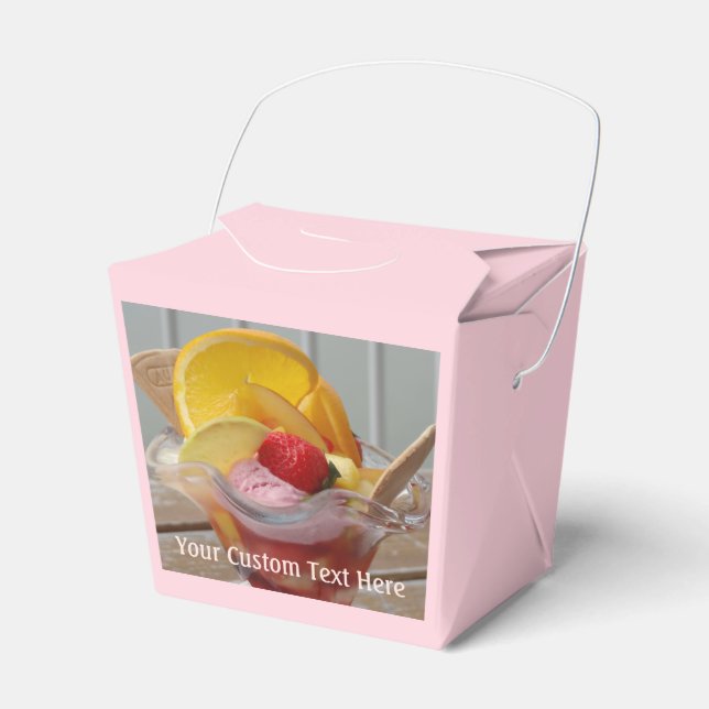 Crème de glace Sundae ballotins personnalisés (Verso)