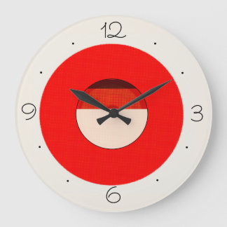 Crème d'influence asiatique Noir rouge> Horloges s
