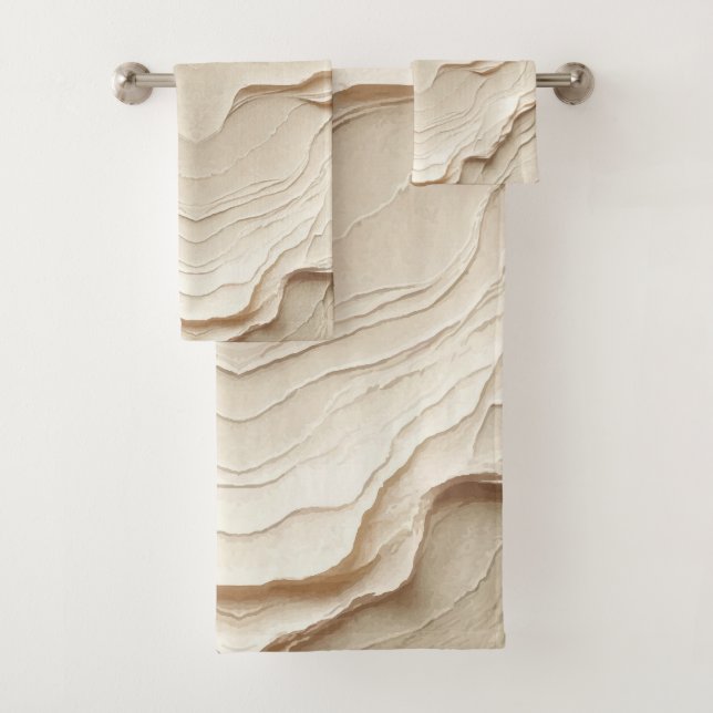 Crème d'ivoire Bohême naturel texturé (En situation)