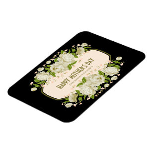 Crème Floral Joyeux Magnet de la fête des mères