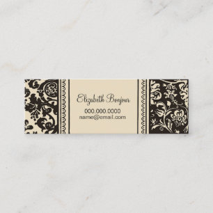 Creme français ~ Carte d'appel mince / Carte de v