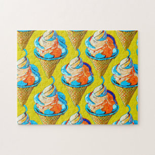 Crème glacée Art 1 Easy Cerveau Art Puzzles Photo