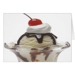 Crème glacée au chocolat Sundae