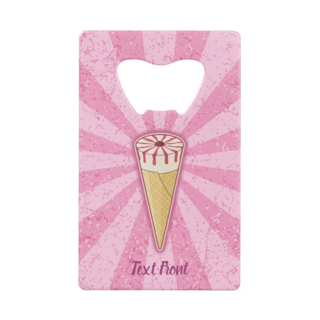 Crème glacée au cône de sucre (Devant)