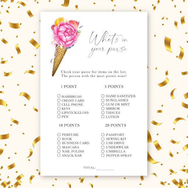 Crème glacée avec fleurs - Ce qui est dans votre s (Créateur téléchargé)