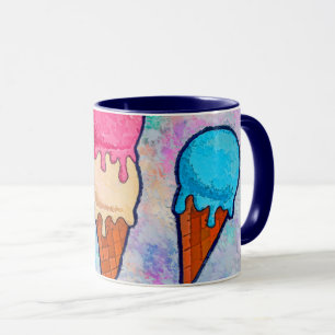 Crème glacée cônes café Mug