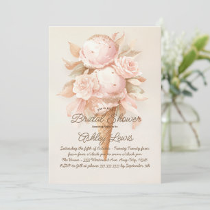 Crème glacée invitation fleur de cône, douche Boho