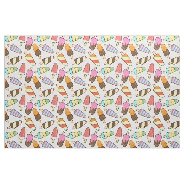 Crème glacée Popsicles tissu Motif (Fat Quarter)