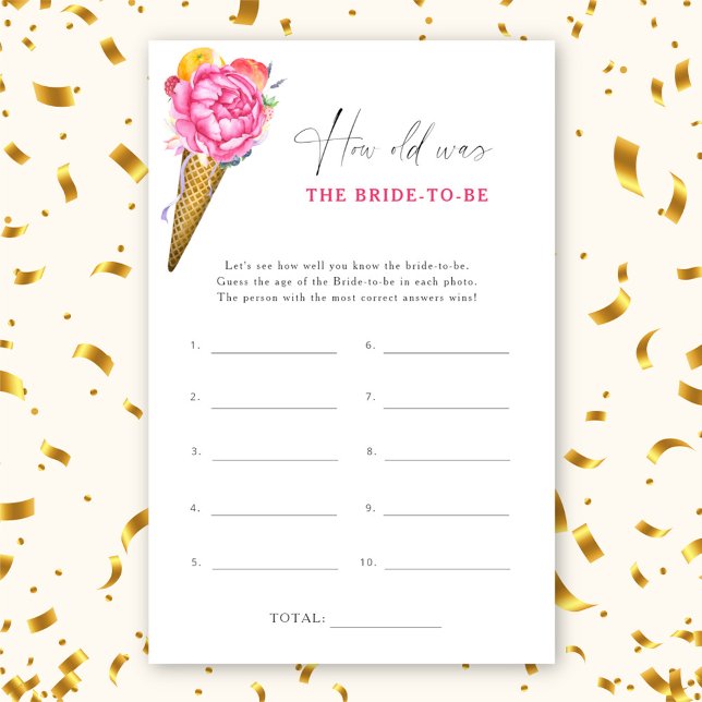 Crème glacée - Quel âge avait la mariée pour être  (Créateur téléchargé)