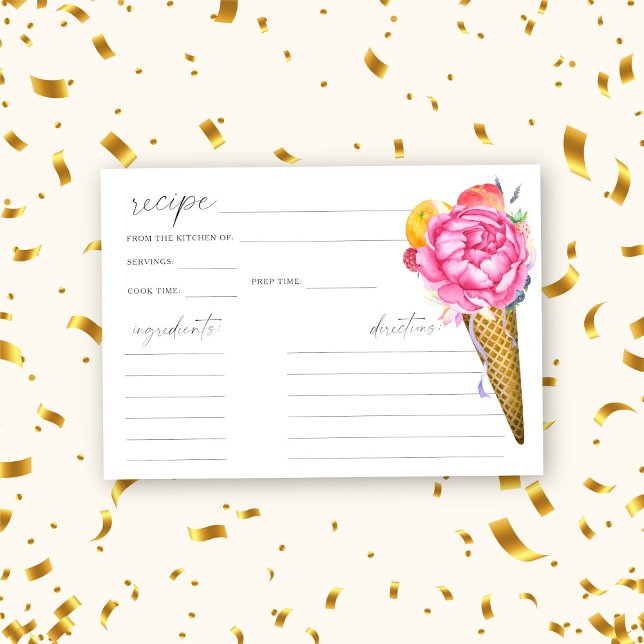 Crème glacée - recette de douche nuptiale (Créateur téléchargé)