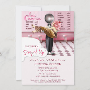 Crème glacée Scoopup Bridal Shower Invitation